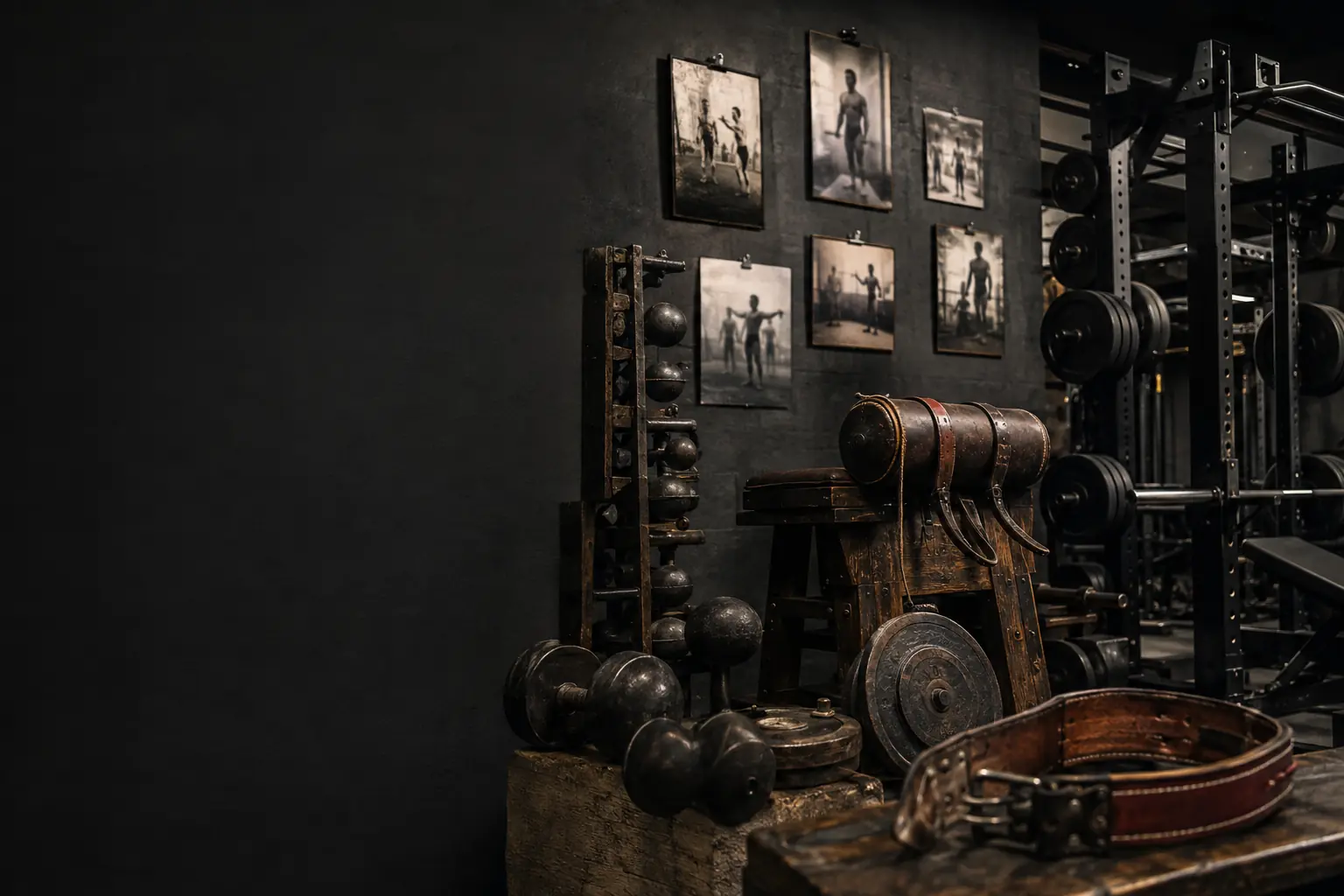 Archives et matériel évoquant l’histoire de la culture physique